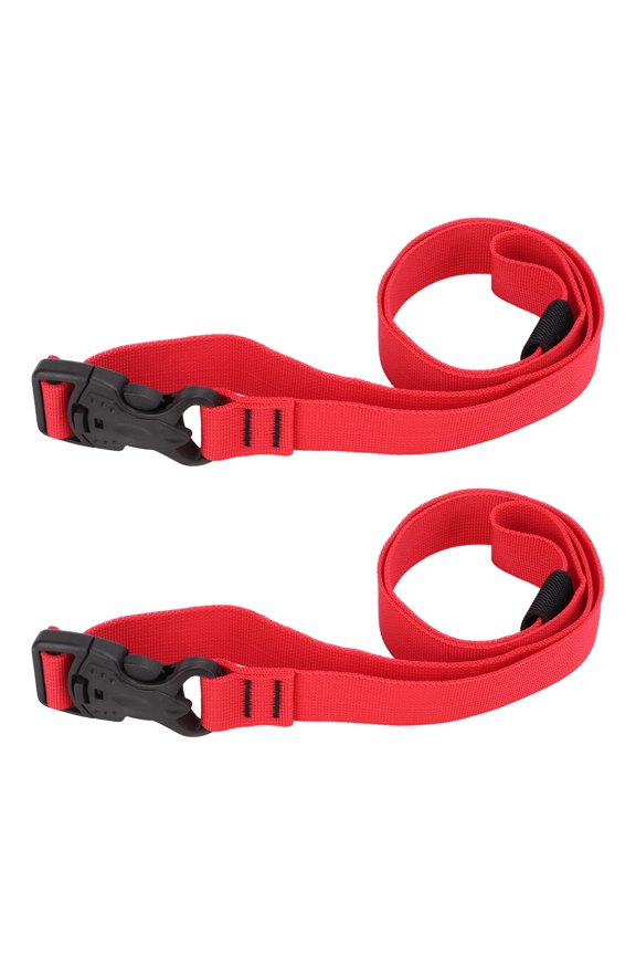 2pcs Strap Buckle Adjusting Quick Side Release Packing Strap with 2 Handles for Outdoor Camping Luggage Hunting Gifts for Men, Hunting Utility Strap for Hanging Trail [1M]