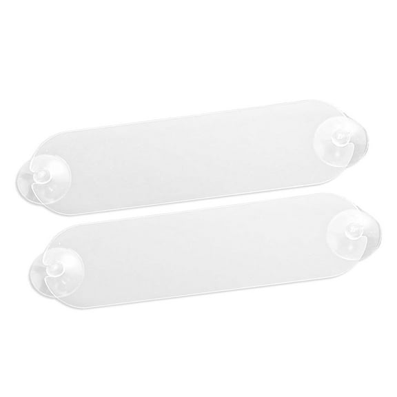 2pcs Strong Suction Toll Pass Holder with Adhesive Strips, Windshield Mount Transponder