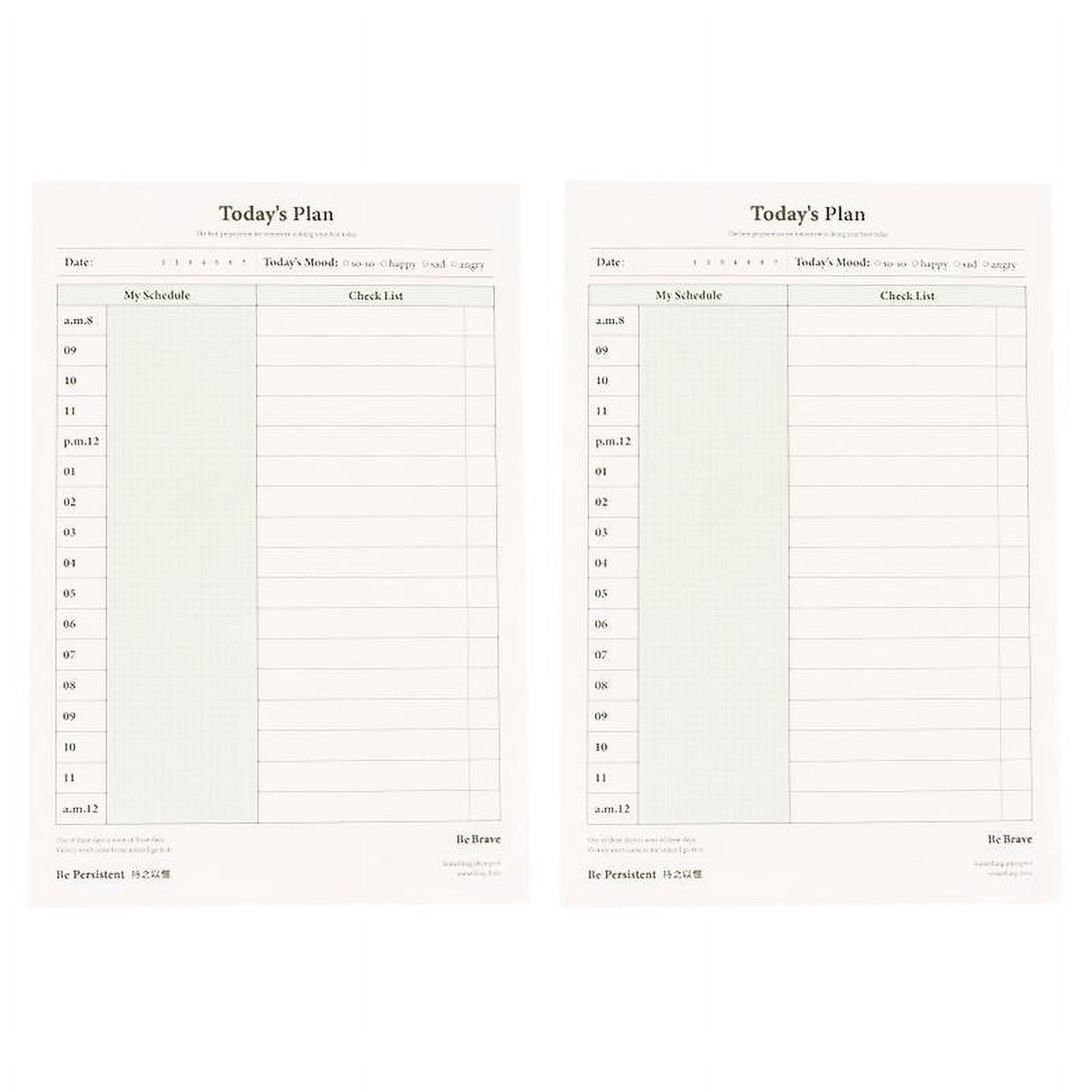 2pcs Student Note Pads