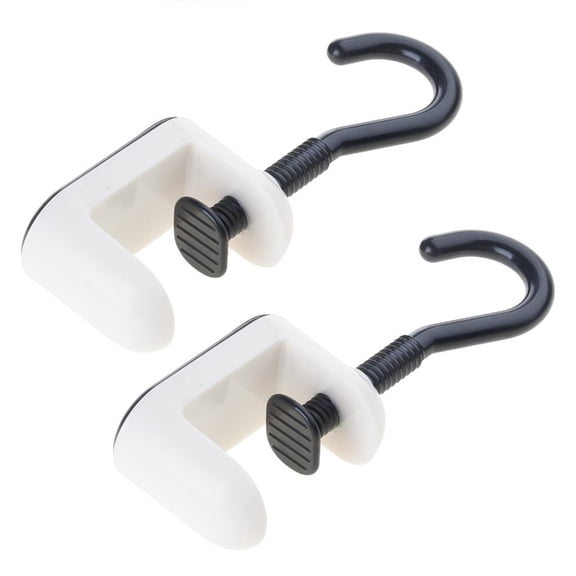 2pcs Stylish Desk Hook Convenient for Organizing Bags and More Items Use