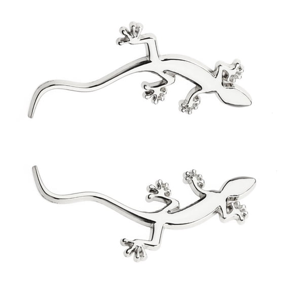 2pcs Stylish Metal Geckoes Car Badge Decals Emblems Sticker For Vehicle Body Rear Window Enhancing Auto Aesthetic Appeal