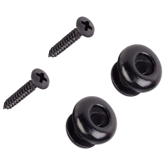 2pack Easyly Install Rusts Resistant Strap Buttons Locking Pegs Bass Lock for Guitar and Ukulele