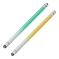 thumbnail image 1 of 2pcs Stylus Pens for Touch Screens Capacitive Stylus Universal Tablet Pen, Gradient Yellow Green, 1 of 6