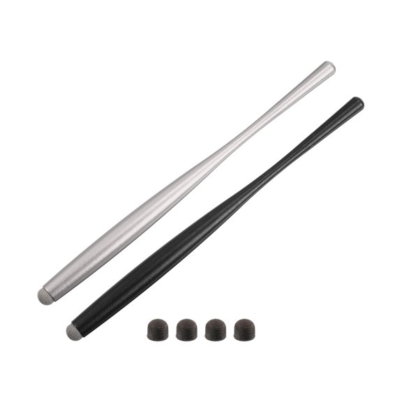 2pcs Stylus Pens for Touch Screens Slim Capacitive Stylus Pen for All Capacitive Touch Screen Device with 4 Fiber Tips
