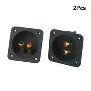 2pcs Subwoofer Plug Car Stereo Speaker Box Terminal Connector Audio Junction Box