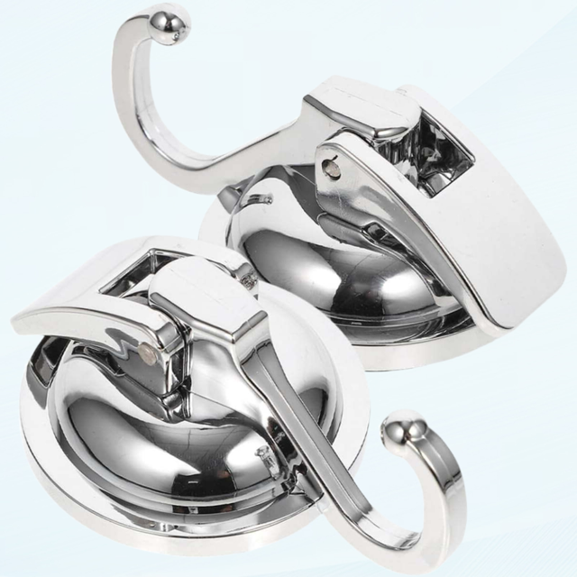 2pcs Suction Cup Hook Suction Cups Heavy Duty Wall Towel Rack Glass