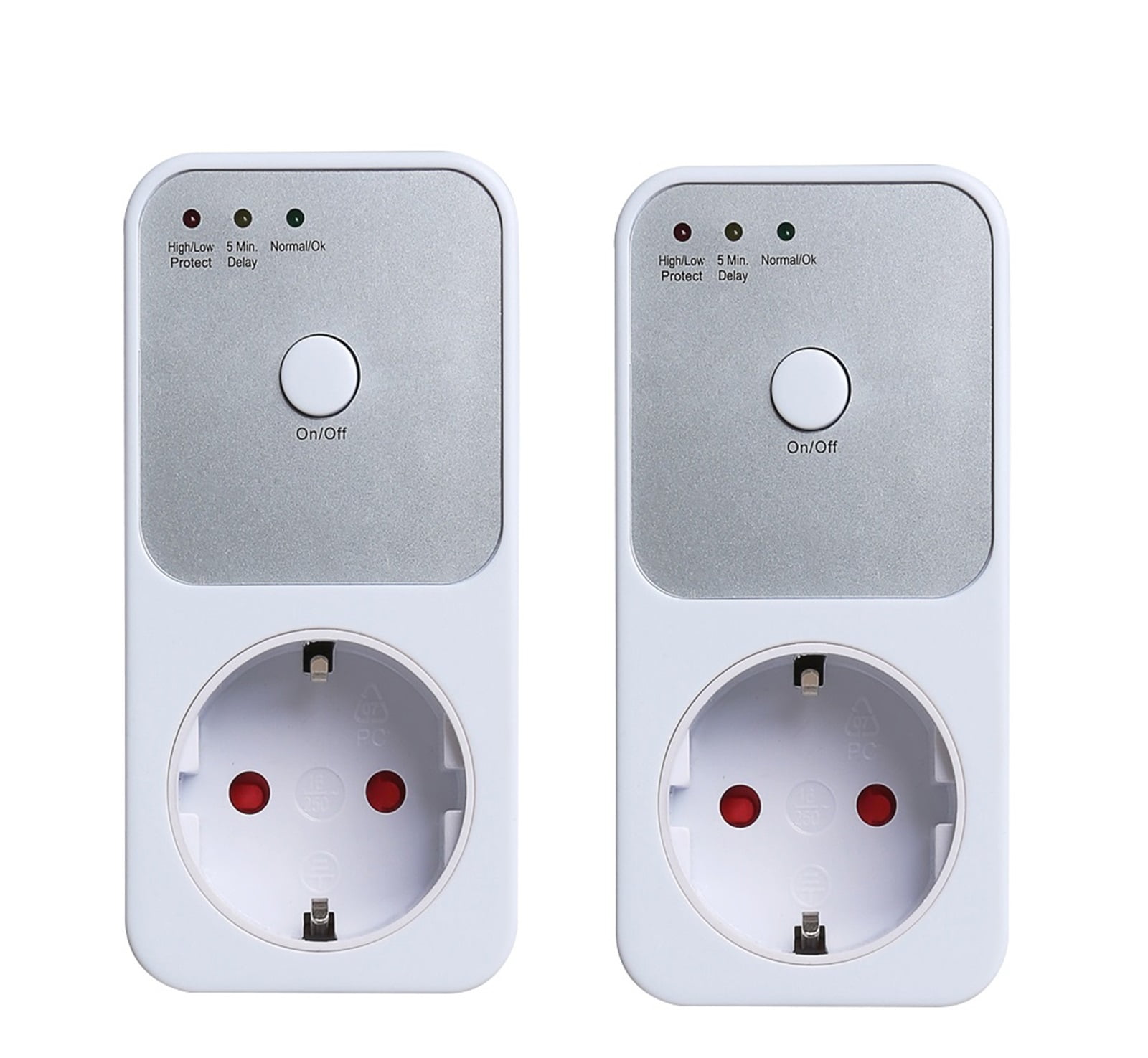 2pcs Surge Safe Protector Socket Voltage Protector Electrical Automatic Stabilizer For Refrigerator Switcher