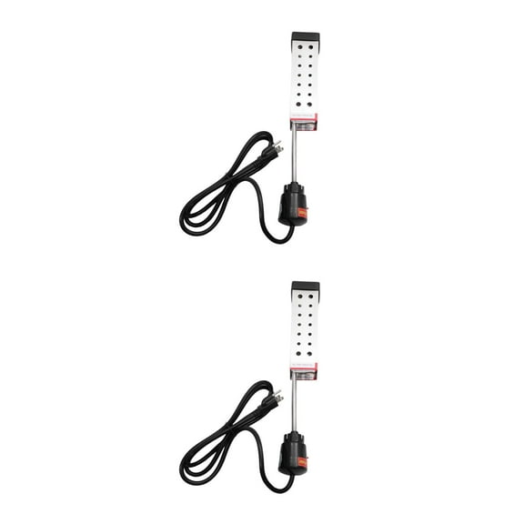 2pcs Swimming Pool Heating Tube Immersion Water Heater Bucket Heater Pool Water Heater US Plug