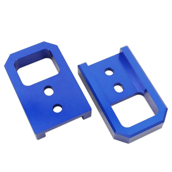 2pcs T6061 Aluminum Tow Hook Set for Trucks & SUVs Enhanced Visibility
