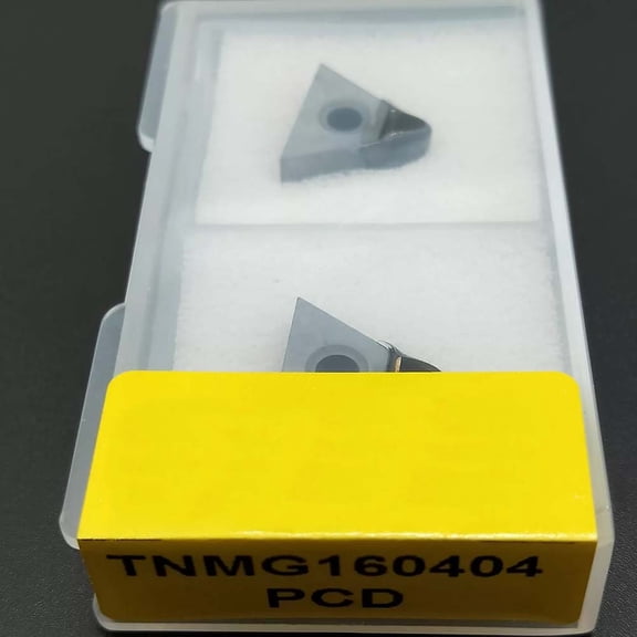 2pcs TNMG160404 PCD Inserts with Excellent Wear Resistance for CNC Use