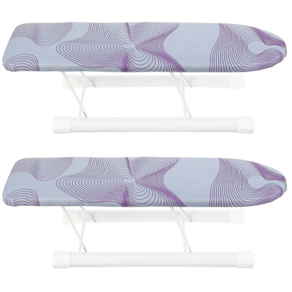 2pcs Tabletop Small Ironing Board Ironing Board Sleeve Ironing Board Clothes Ironing Accessory