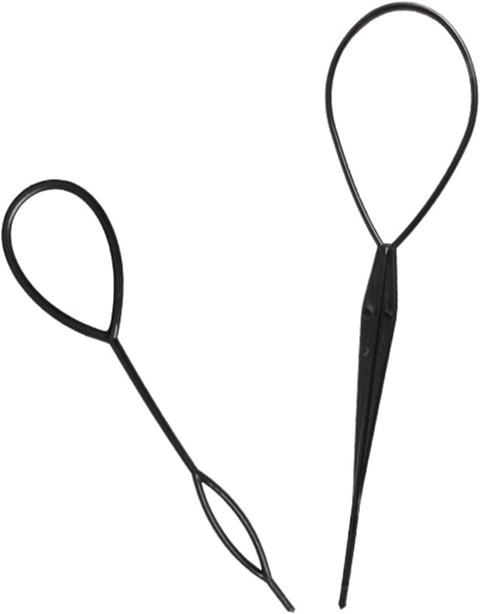 2pcs Tail Hair Loop Tool, Hair Braid for Ponytail Tail Hair