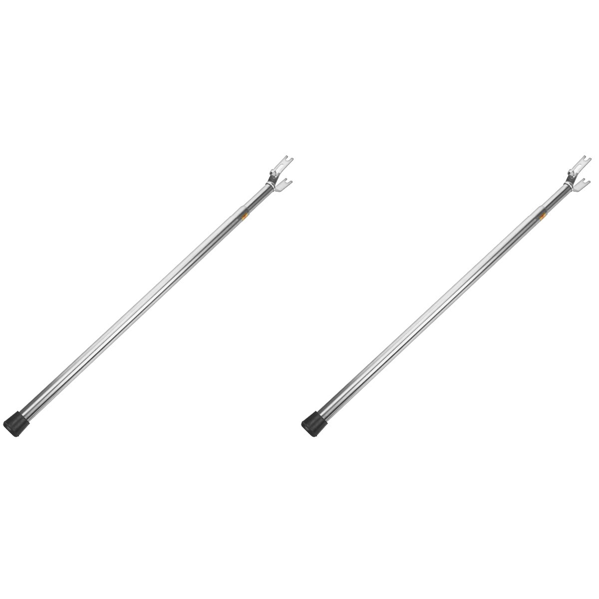 2pcs Telescoping Clothesline Prop Clothing Pole Retractable Clothesline