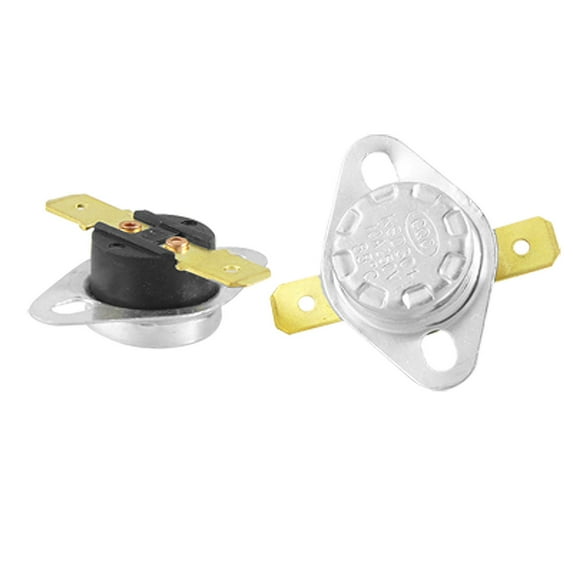 2pcs Terminals 85C N.C Thermostat Temperature Control Switch KSD301