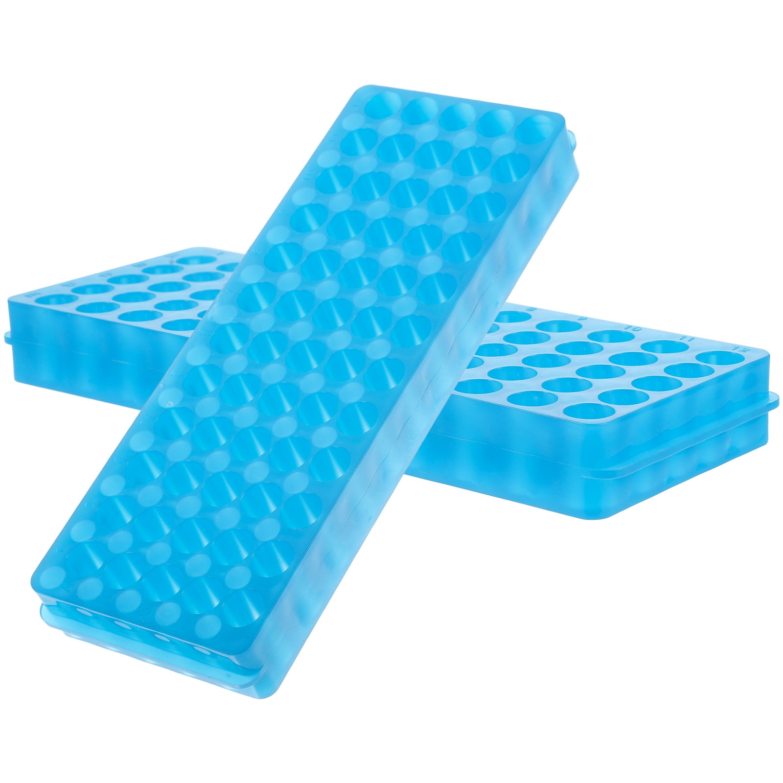 LITINKIMI Test Tube Holders Blue Plastic 2Pcs 8.06X2.83X0.86in ...