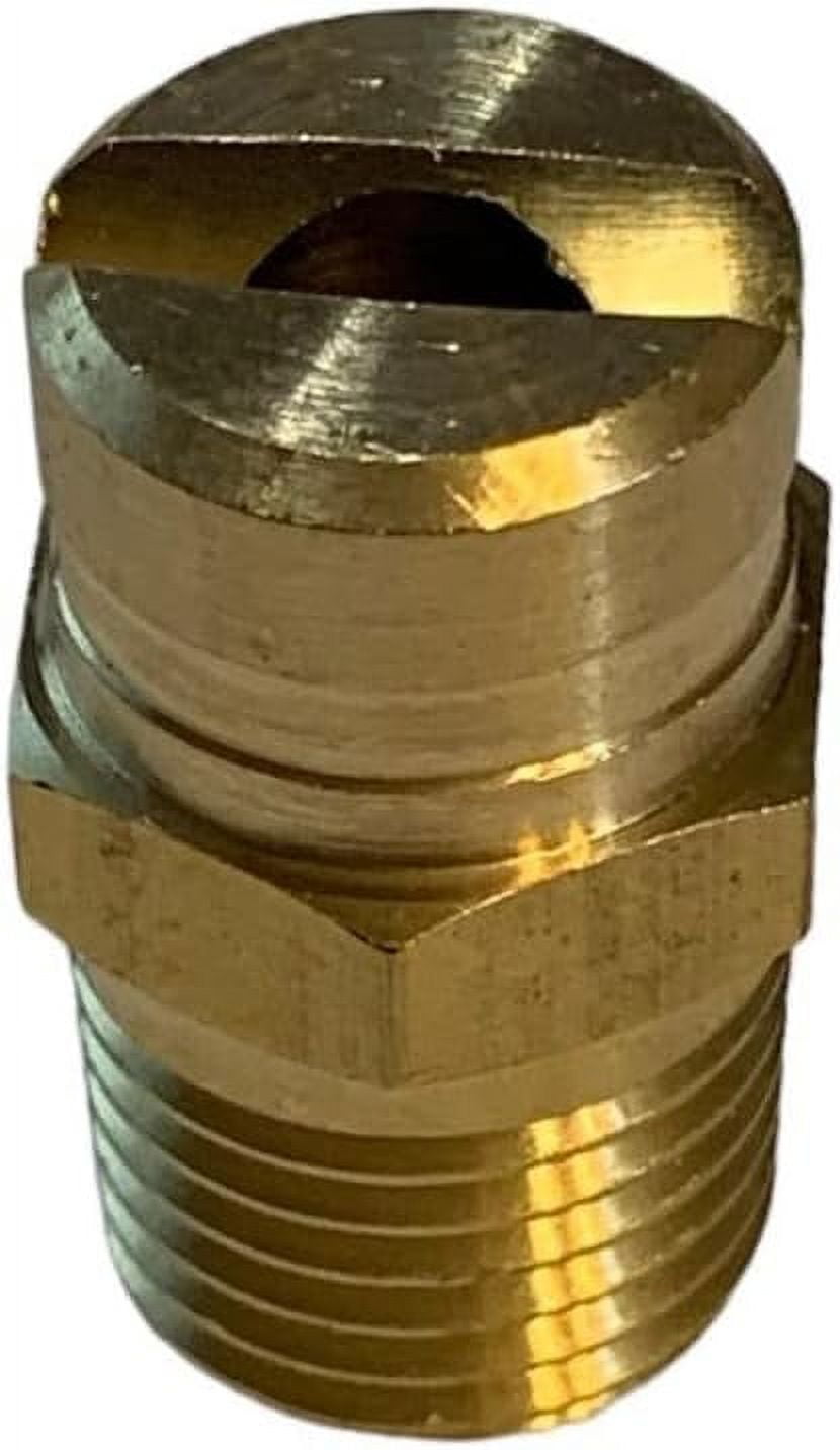 2pcs Threaded 1/4 Inch NPT Pressure Washer Nozzle Spray Tip For Wash