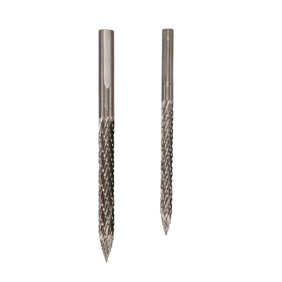 2pcs Tire Bit 4.5/6mm Repair Carbide Burr Drill Patches Plug Cutters Wire Cutter Reamer