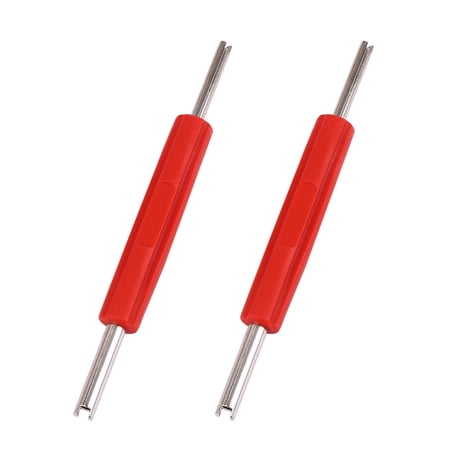 2pcs Tire Tyre Valve Stem Core Remover Repair Tool Dual Head for Car RV Truck