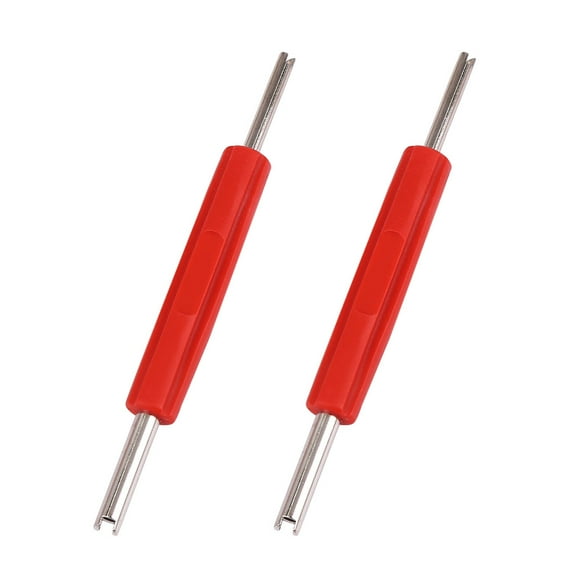 2pcs Tire Tyre Valve Stem Core Remover Repair Tool Dual Head for Car RV Truck