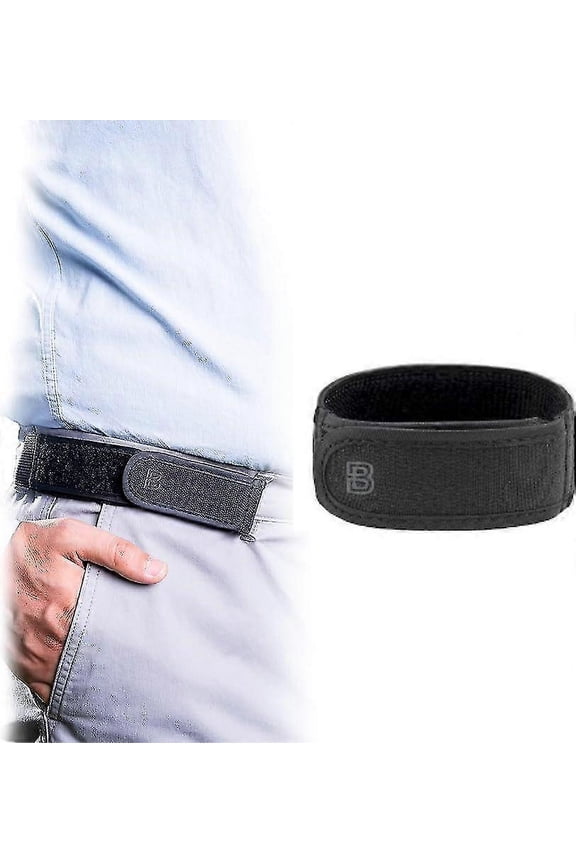 2pcs Titan No Buckle Elastic Belt For Men-Fits 1.5 Inch Belt Loops Comfort