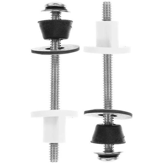 2-Pack Toilet Seat Mounting Screws and Fixing Bolts for Bathroom Toilet Replacement Hardware Accessories