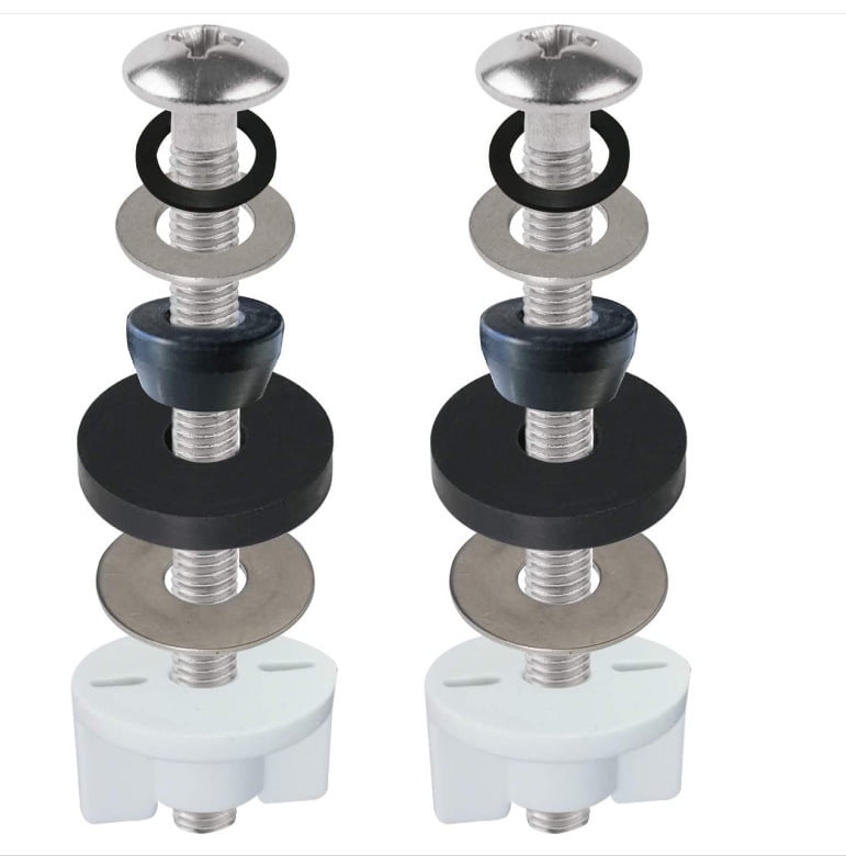 2pcs Toilet Seat Screw Bolts Universal Toilet Mounting Screws Toilet