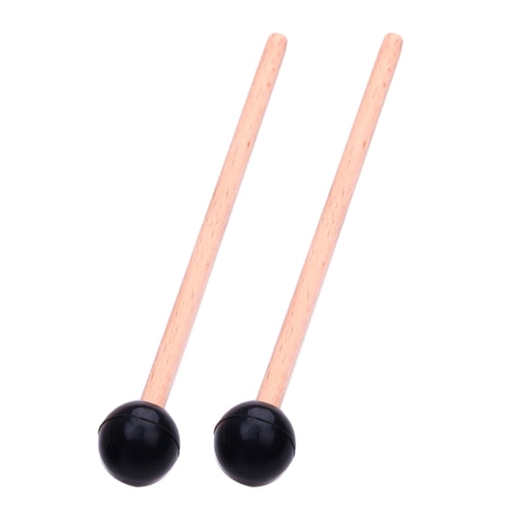 OUNONA Wooden Marimba Mallets with Multi-Color , 2 Pieces, Percussion Instrument Accessories