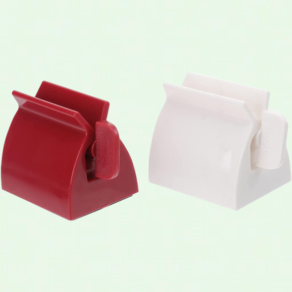 2pcs Toothpaste Squeezer and Dispenser Set, Manual Hand Juicer for Face Lotion, Key Squeeze Toothpaste Extruder