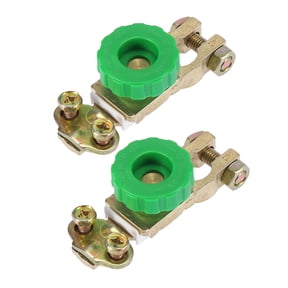 2pcs Top Post Battery Power Disconnect Cutoff Shut Off Isolator Quick Master Switch Battery Terminal Link for Boat Car