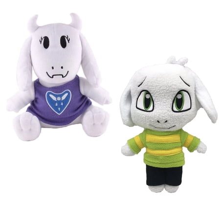 2pcs Toriel and Asriel Dreemurr Plush - 10" Undertale Plush Stuffed Animal Doll Toy for Boy Girl