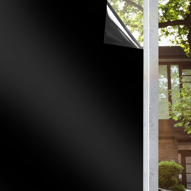 2pcs Total Blackout Window Film, EEEkit 100 Light Blocking Glass
