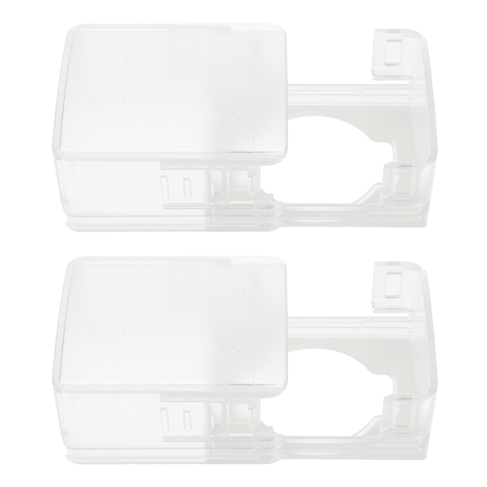 2pcs Transparent Door Knob Safety Cover for Kids Child Proof Door Knob Covers