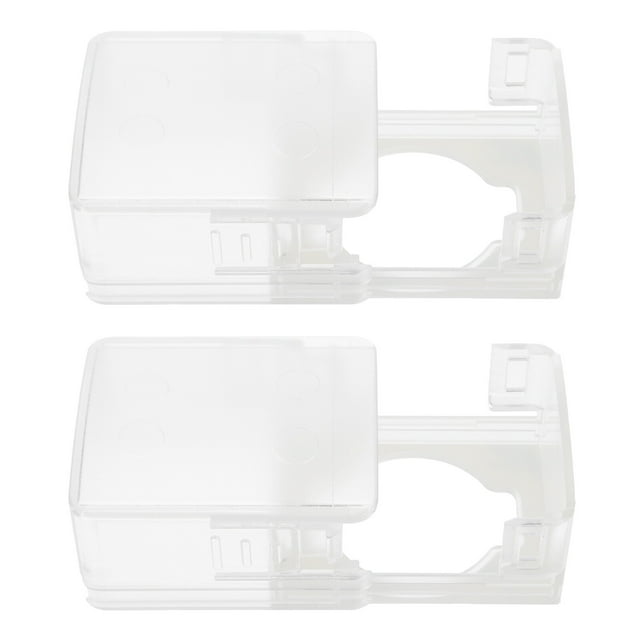 2pcs Transparent Door Knob Safety Cover for Kids Child Proof Door Knob