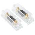 thumbnail image 1 of 2pcs Transparent Vehicle 80 Amp ANL Fuse with In-Line Holder Electrical Protection Fusible, 1 of 6