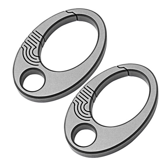 2pcs Travel Carabiner Screw Lock Carabiner Fishing Carabiner Climbing Carabiner