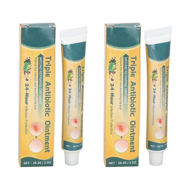 2pcs Triple Antibiotic Ointment Scar Fading Moisturizing Collagen Boost