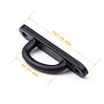 thumbnail image 1 of 2pcs Truck Cap Rotary Latch Catch D-Striker Plates, 1 of 5