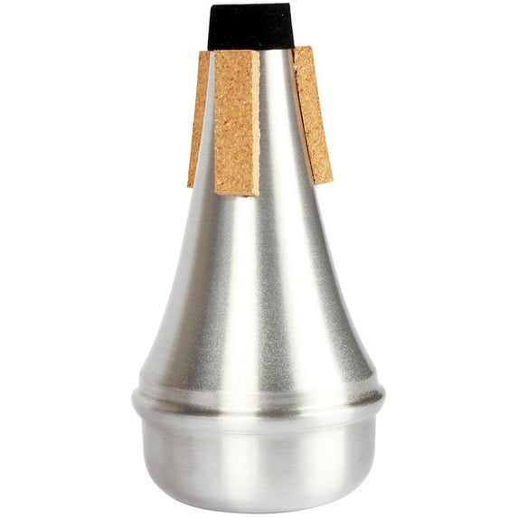 OUNONA Set of 2 Silver Aluminum Alloy Trumpet Mutes Replacement Accessories for Brass Instruments