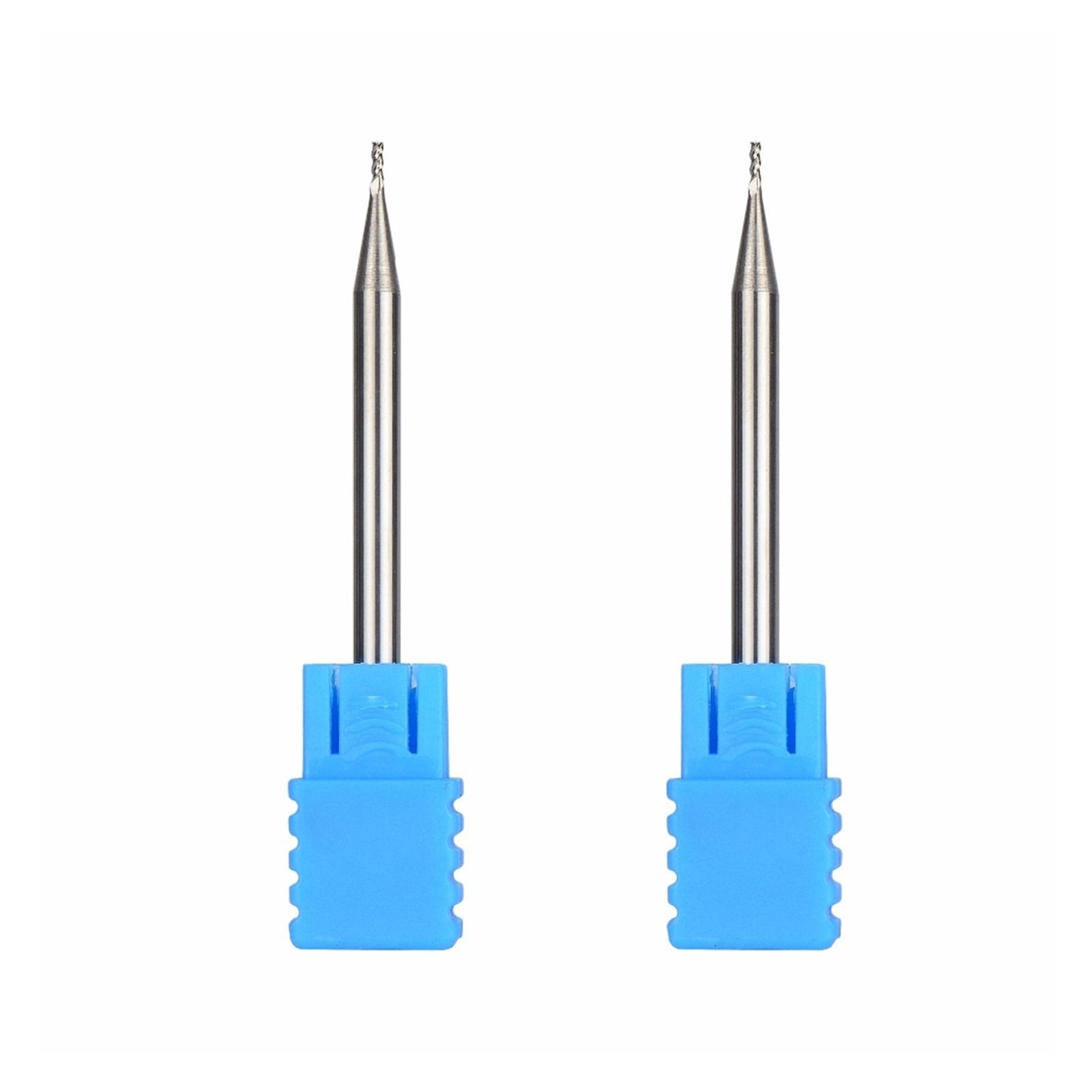 2pcs Tungsten Steel End Mills 3 Flute Flattened Head Milling Cutters Carbide End Mills HRC45 Suitable for Aluminum