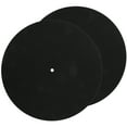 2pcs Turntable Platter Felt Mat Turntable Record Player Pad for