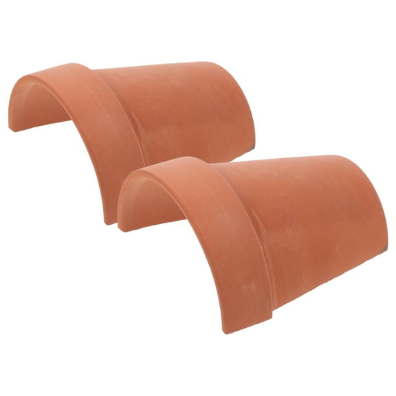 WHAMVOX 2pcs Turtle Hideout Reptile Aquarium Decor Turtle Hiding Cave