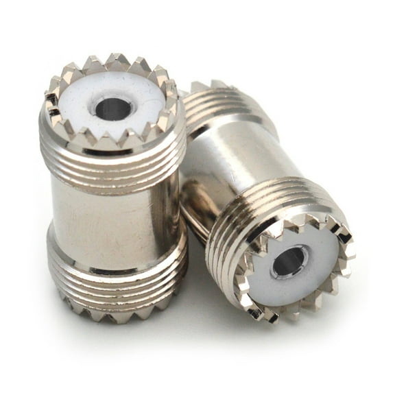 2pcs UHF SO-239 PL-259 to UHF Female UHF SO239 PL259 Female RF Connector Adapter