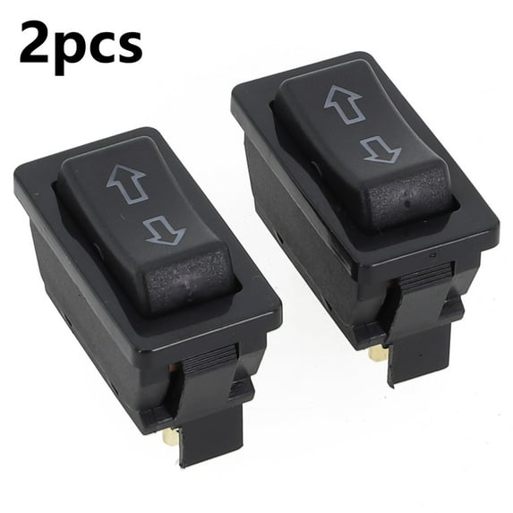 2pcs UNIVERSAL DC 12V 2-WAY MOMENTARY ELECTRIC AERIAL UP DOWN ROCKER SWITCH
