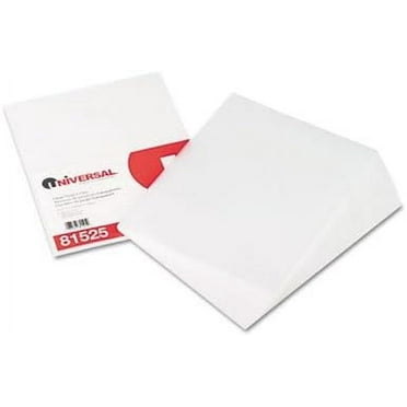 2pcs UNV81525 Letter Size Project Folders - Clear (25/Pack)