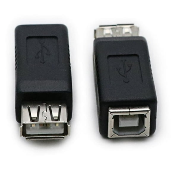 2pcs USB2.0 Type A Female to Type B Female Adapter Converter for Easy Plugs and Play Connection Wide Compatibility