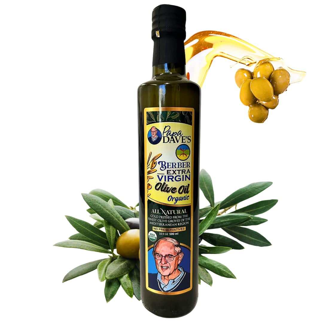 2pcs USDA Organic Extra Virgin Olive Oil First Cold Pressed, Polyphenol