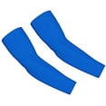 thumbnail image 1 of 2pcs UV Protection Cooling Arm Sleeves - Compression Arm Sleeves for Men/Women/Students for Elbow Brace, Baseball, Basketball,Cycling Sports-Black, 1 of 7