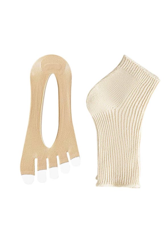 2pcs UV Protection Socks for Gel Nail Lamp, Anti-Tanning Pedicure Foot Covers, Safe Skin Shield for Home Salon DIY