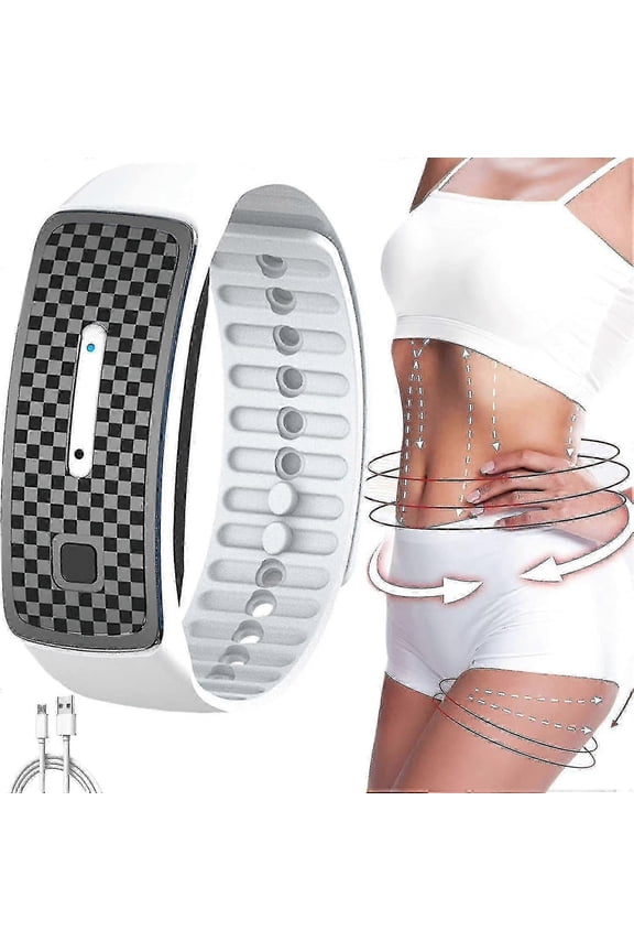 2pcs Ultrasonic Body Shaping Bracelet Magnetic Lymphatic Drainage Bracelet