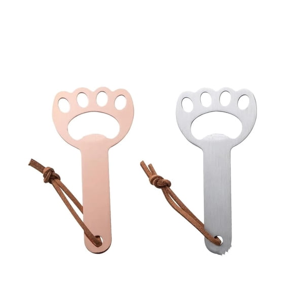 2pcs Unique Manual Vertical Beer Openers for Camping and Picnics Bottle Caps Remover Ergonomic Handle Lid Bottle Opener